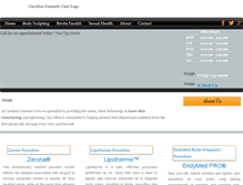 Tablet Screenshot of carolinacosmeticcare.com